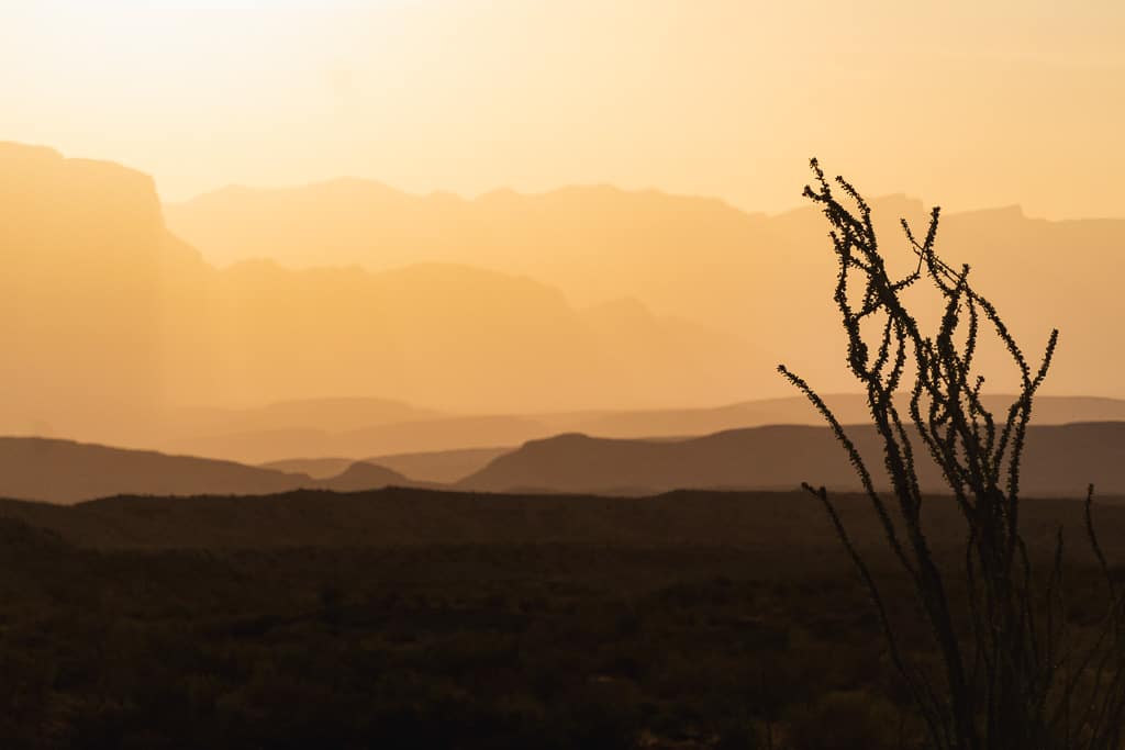 Big Bend National Park at Sunset, one of the best places to visit in the southwest