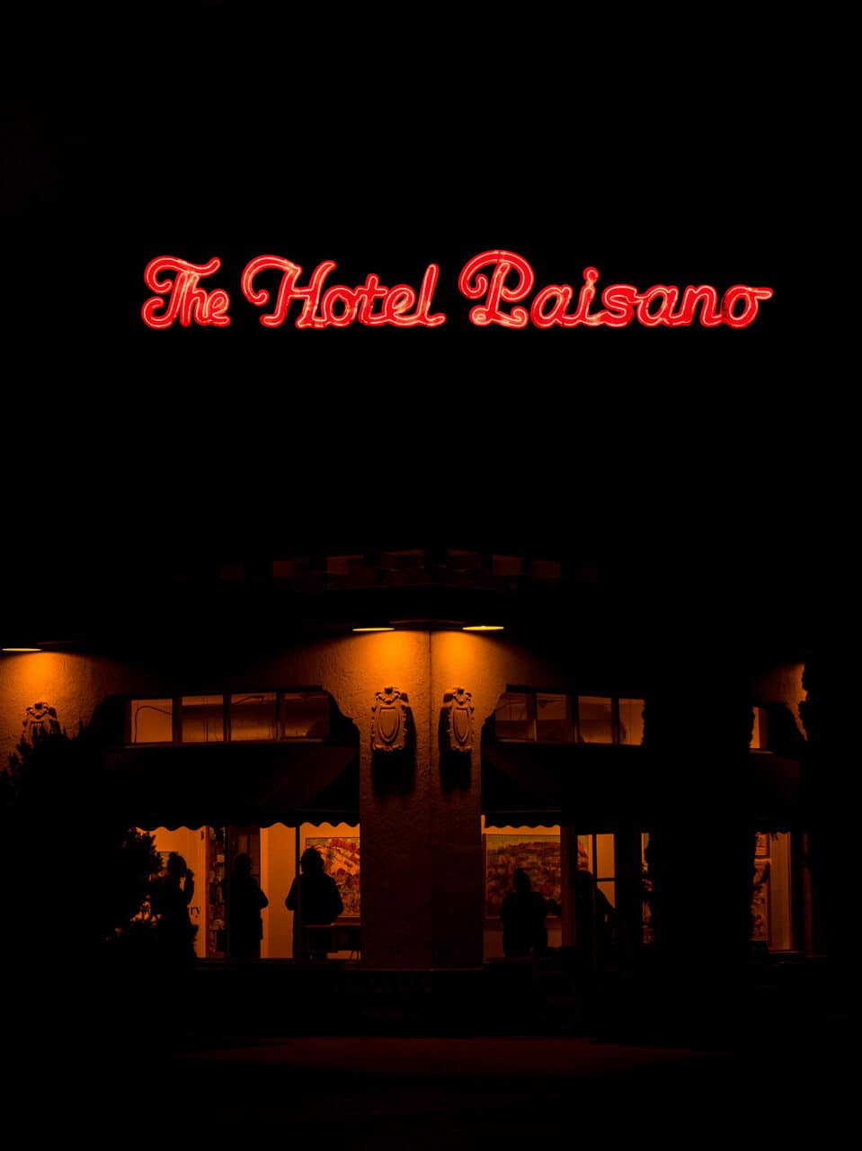 Iconic Hotel Paisano Silhouettes in Marfa