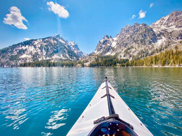 How to Kayak Jenny Lake to Hidden Falls & Inspiration Point in the Grand Tetons