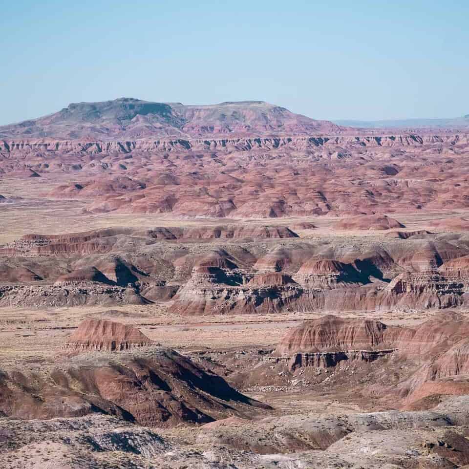 Painted Desert Overlook in Petrified Forest National Park