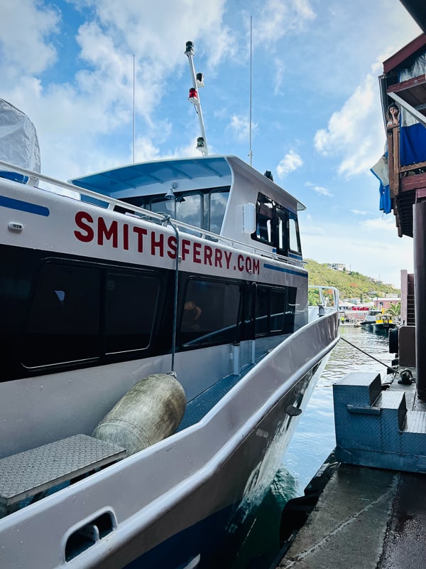 smiths ferry one of the ferry companies to take you for a dvi day trip from st thomas usvi