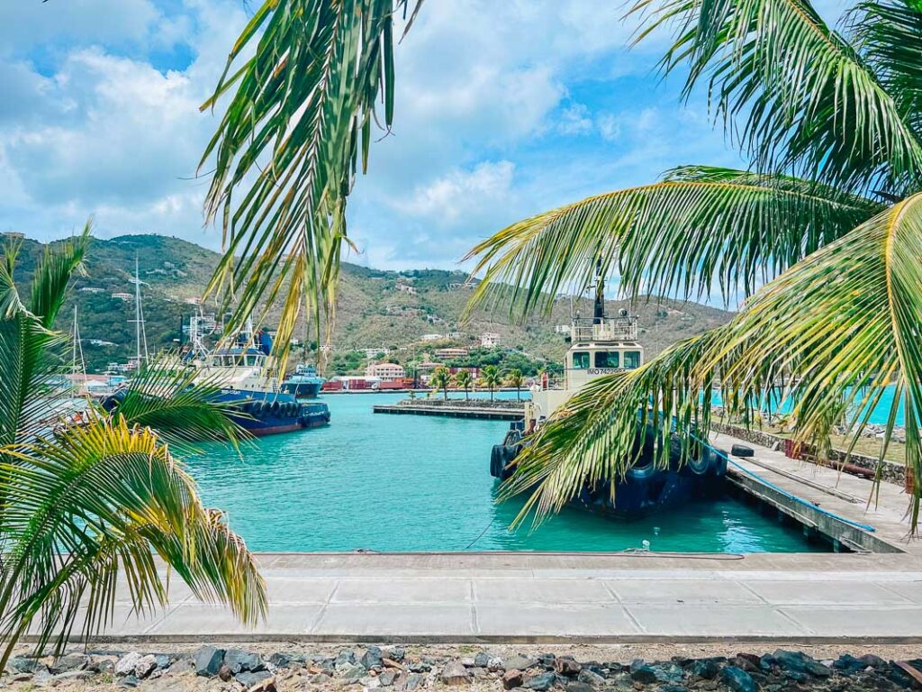 ferry dock at road town bvi