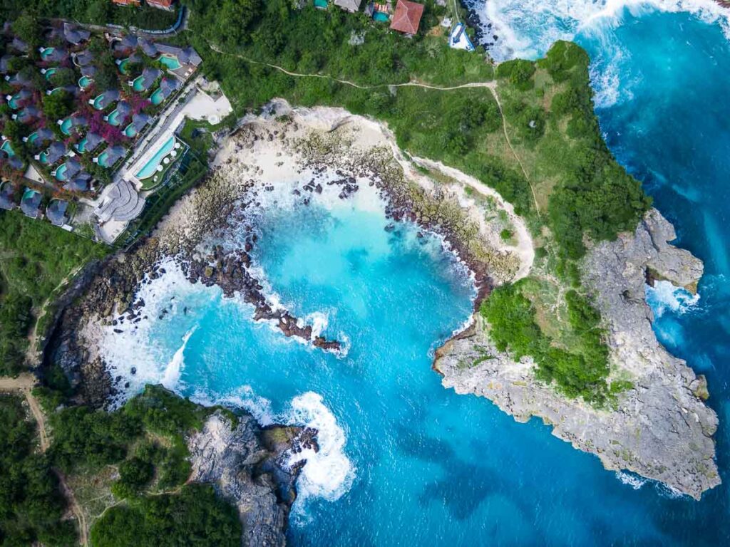 blue hole is of the best things to do in nusa lembongan and nusa ceningan, an indonesian island off of bali