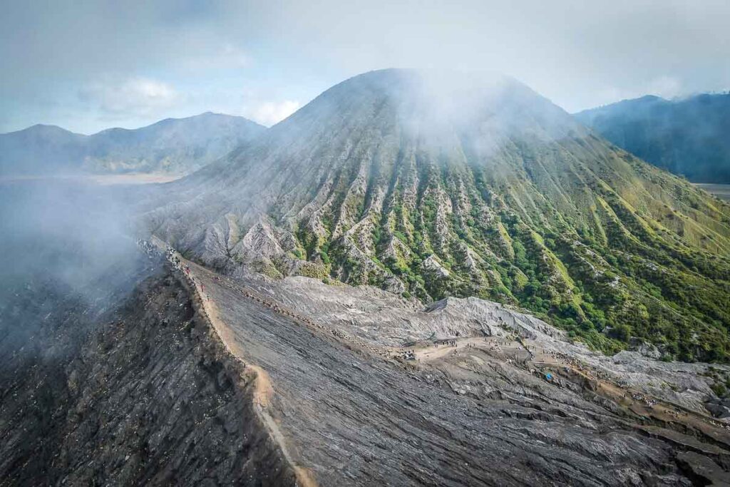 mount bromo, the most famous volcano in indonesia landmark