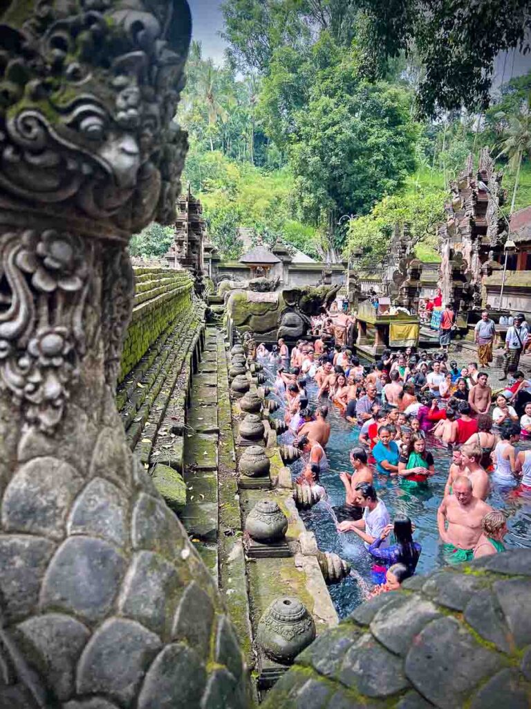 the holy waters of Bali's Pura Titra Empul