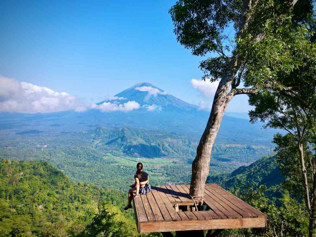 lahangan sweet viewpoint, one of th best views on a bali bucket list