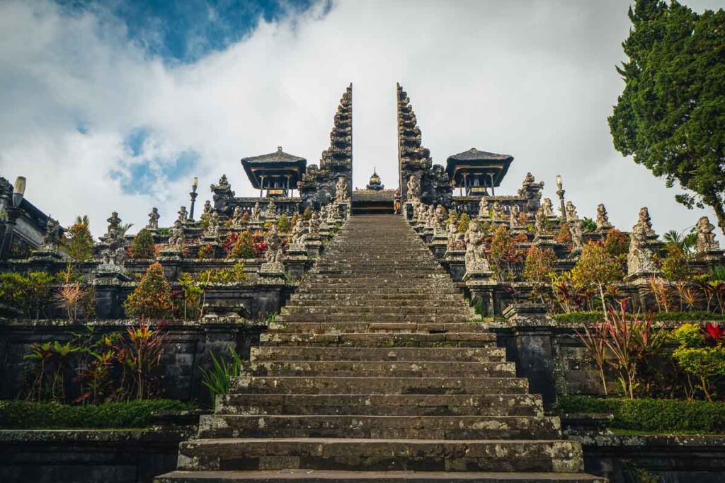 Besakih, mother temple the oldest temple landmark in bali indonesia