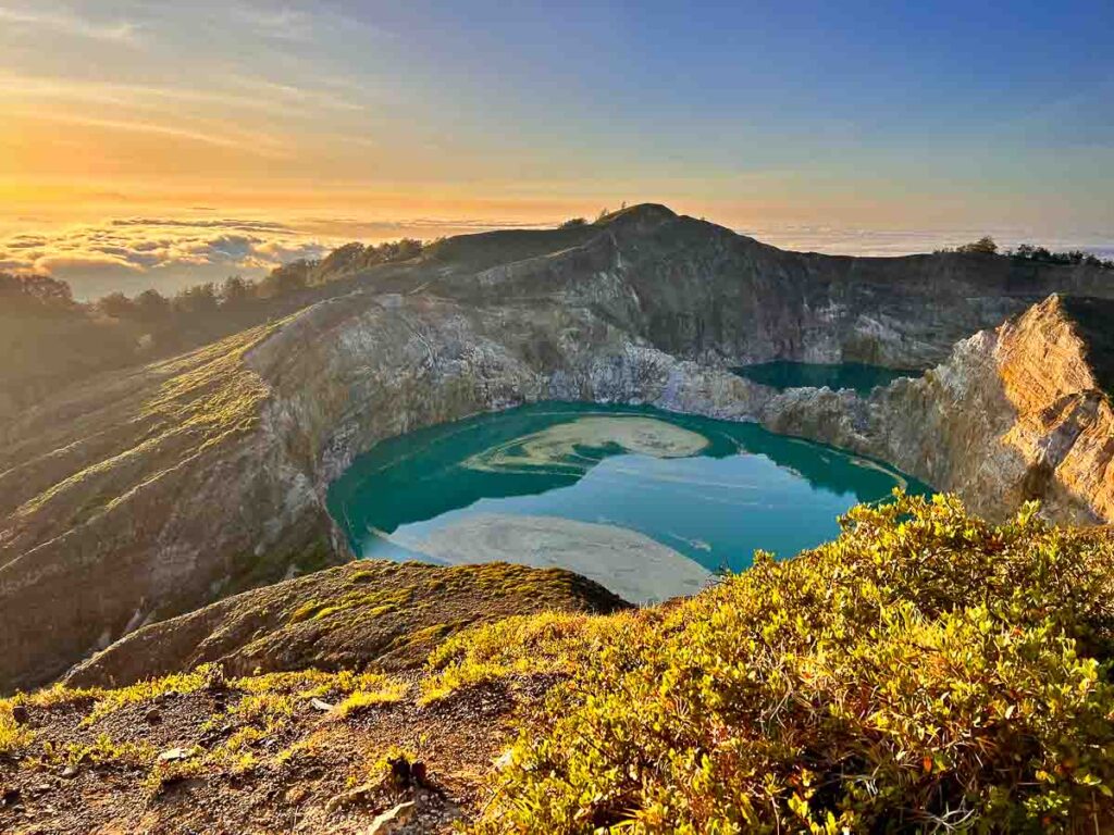 volcanic lakes on kelimutu national park, one of the best things to do in flores