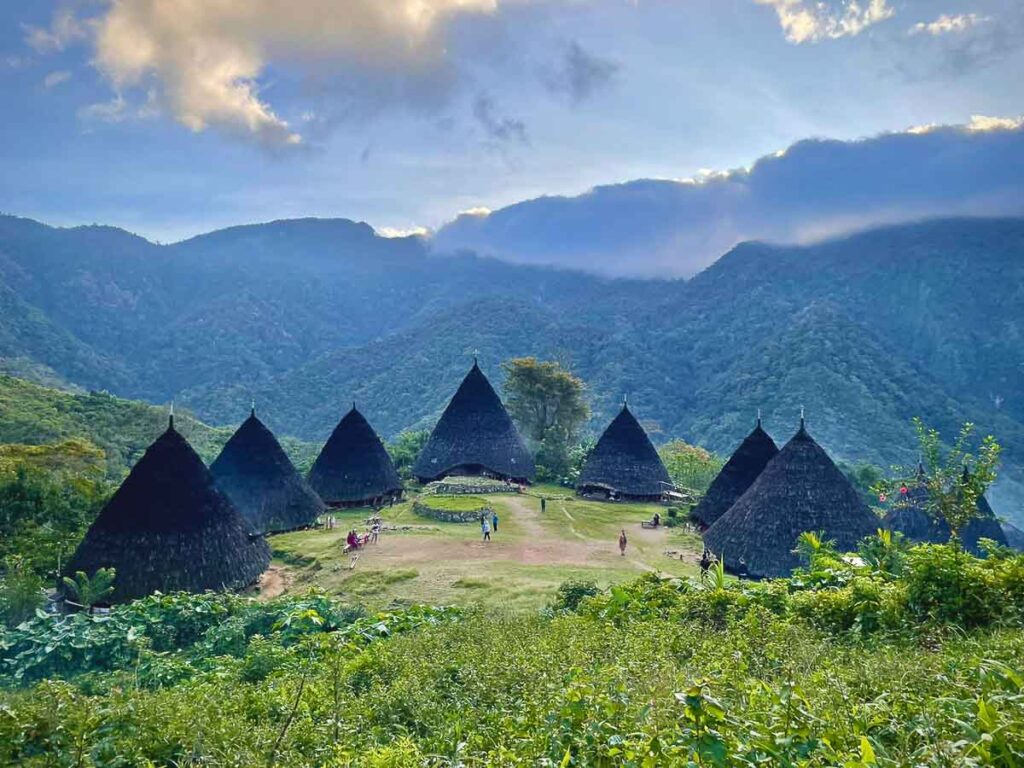 traditional village of wae rebo, a UNESCO cultural landmark in indonesia