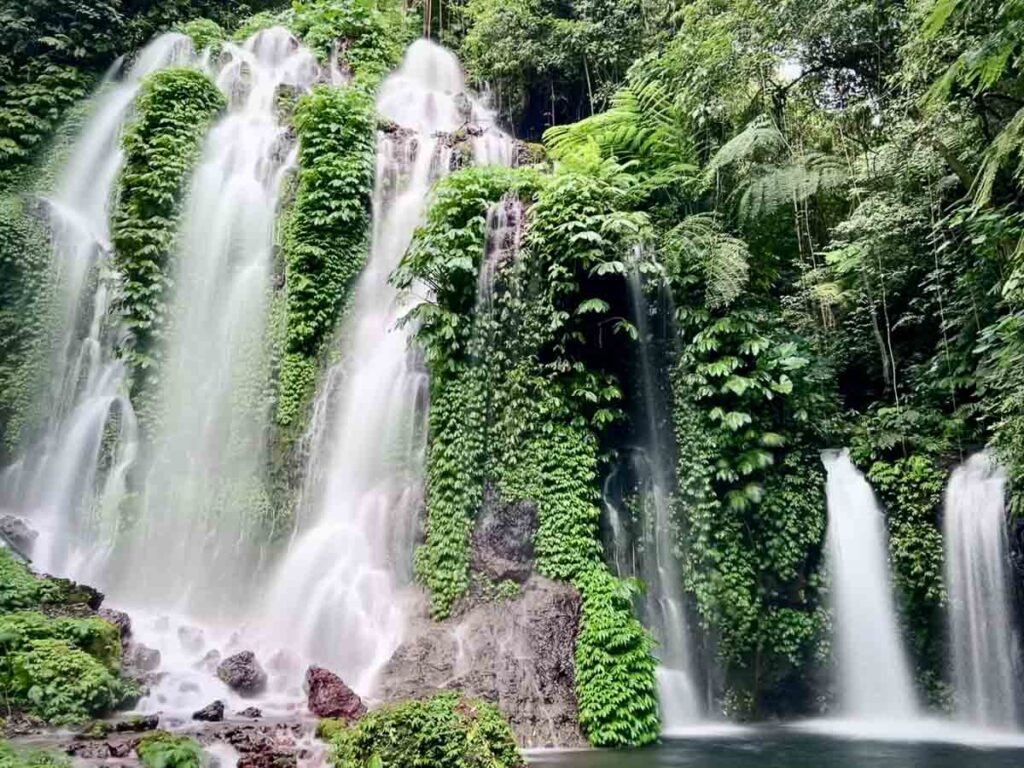 bany amerta waterfall, a hidden gem of north bali