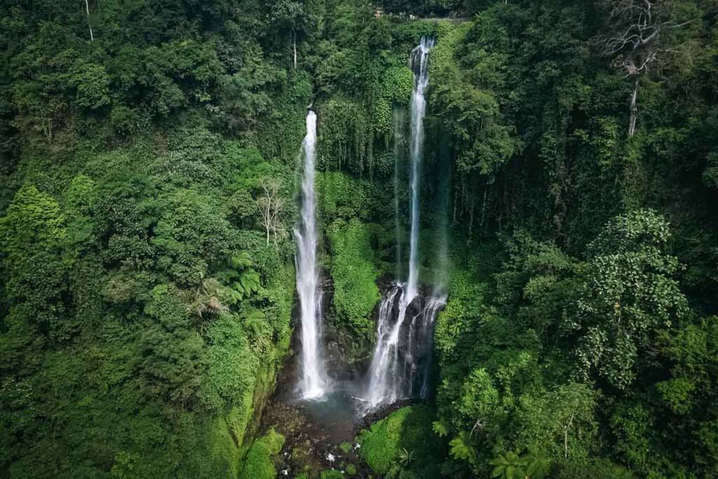 sekumpal waterfall one of the best things to do on a north bali itinerary