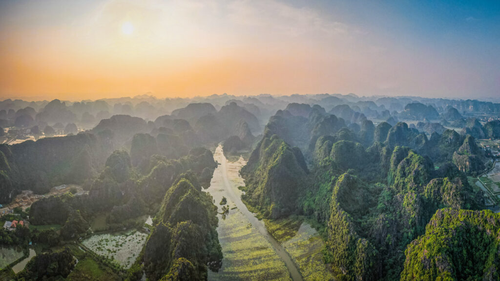 the amazing landscapes of ninh binh and tam coc