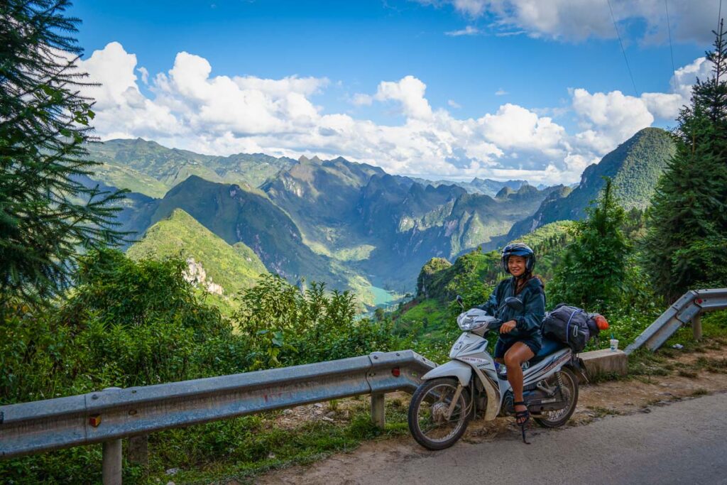 nomadicated on a motorbike on the ha giang loop on a north vietnam itinerary
