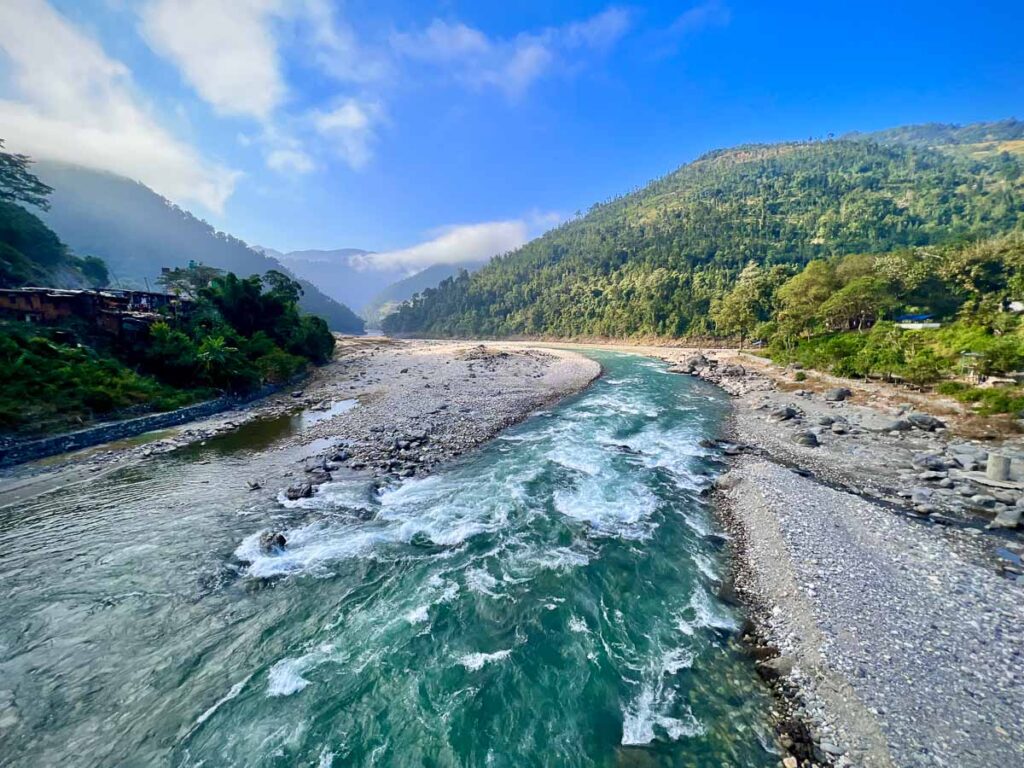 the karnali river scenery