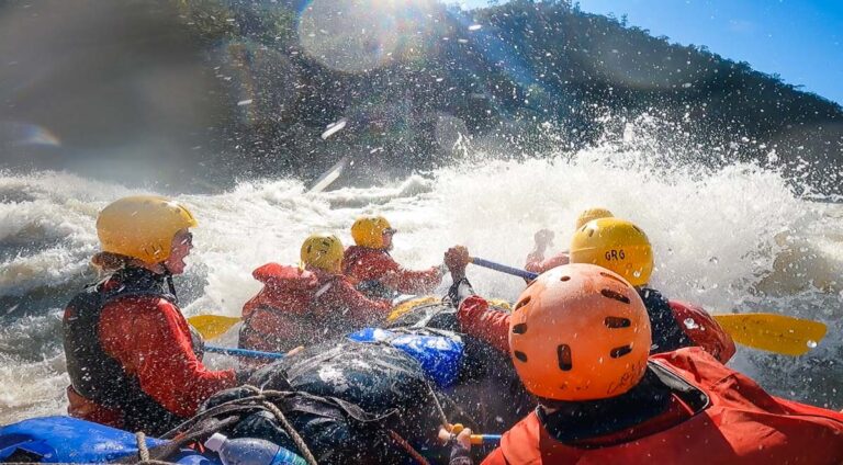 White water rafting to be properly prepared for the rapids