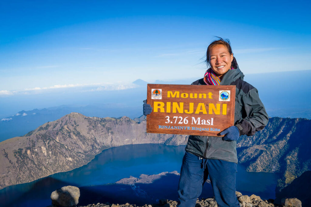 summiting mount rinjani is the best thing to do on a lombok itinerary