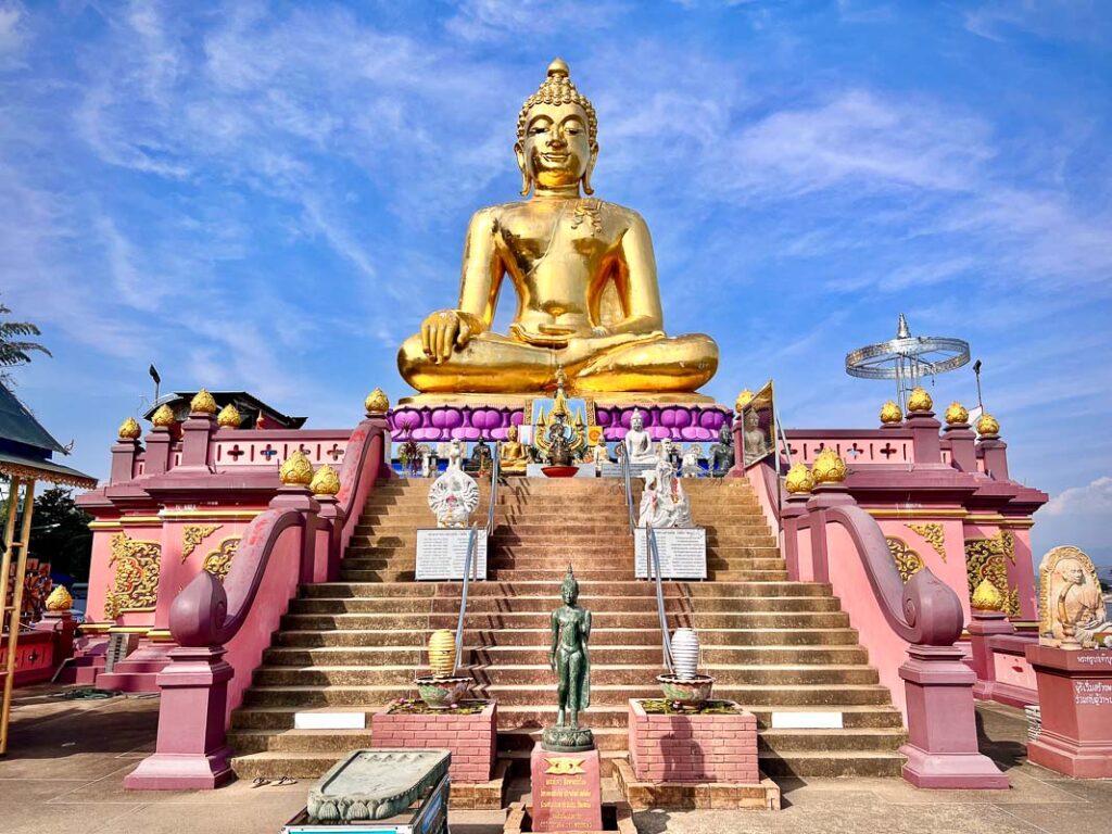 big buddha in golden triangle park