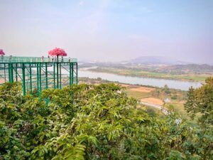 the skywalk overlooking the mekong delta one of the best things to do in chiang saen
