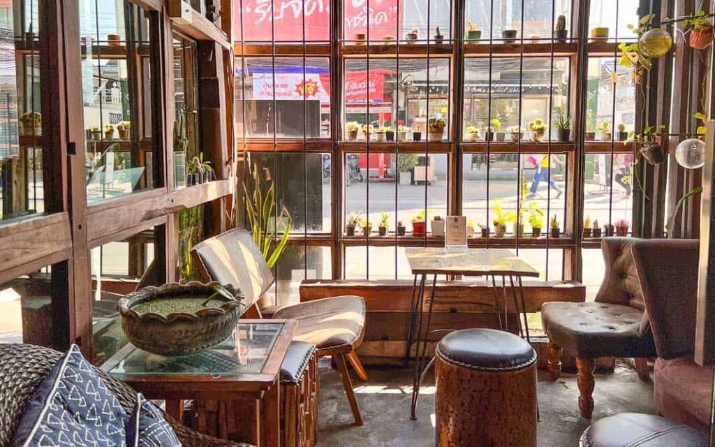 a beautiful coffee shop in chiang mai