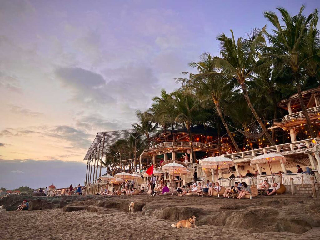 canggu beach one of the best party places on a bali bucket list