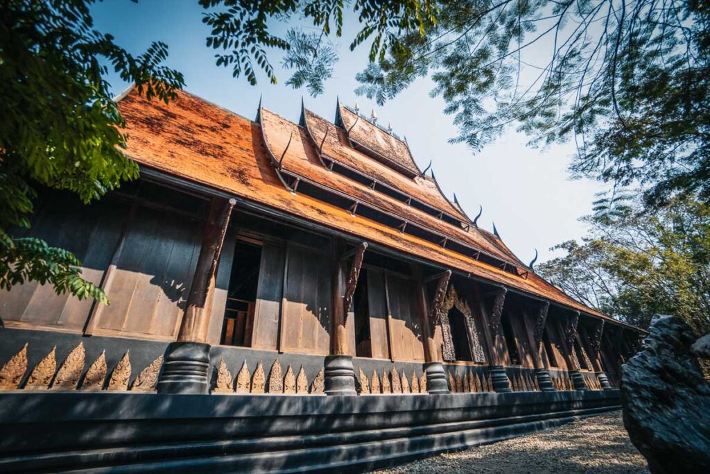main hall of black house chiang rai