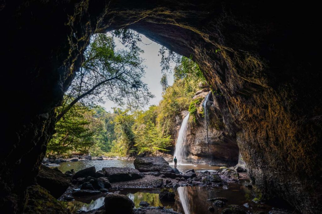 khao yai national park cave waterfall