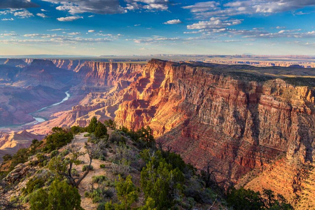 The Colorado River Through the Grand Canyon, Arizona, USA.