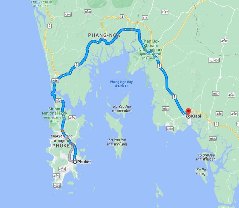 travel from krabi to phuket