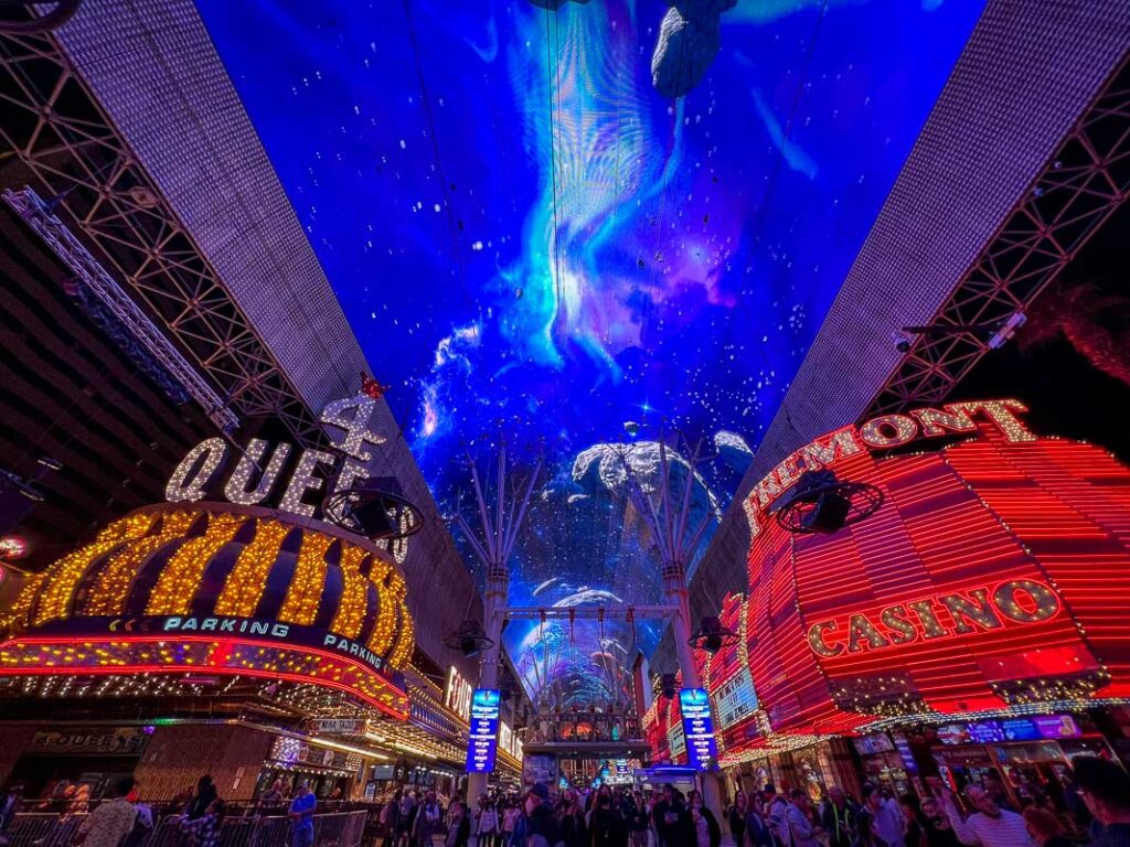The World's Largest LED Screen on Fremont Street 