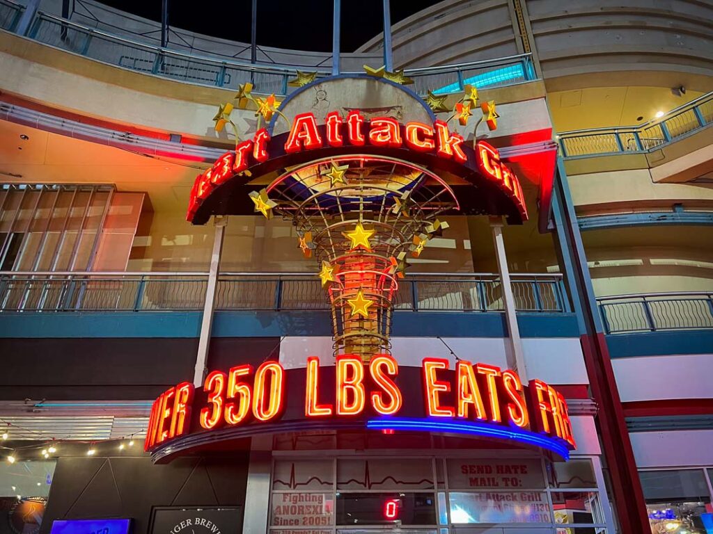 heartattack grill, one of the most iconic restaurants in las vegas