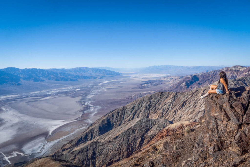 nomadicated in the panoramic views from dante's point from a driving tour to death valley from las vegas