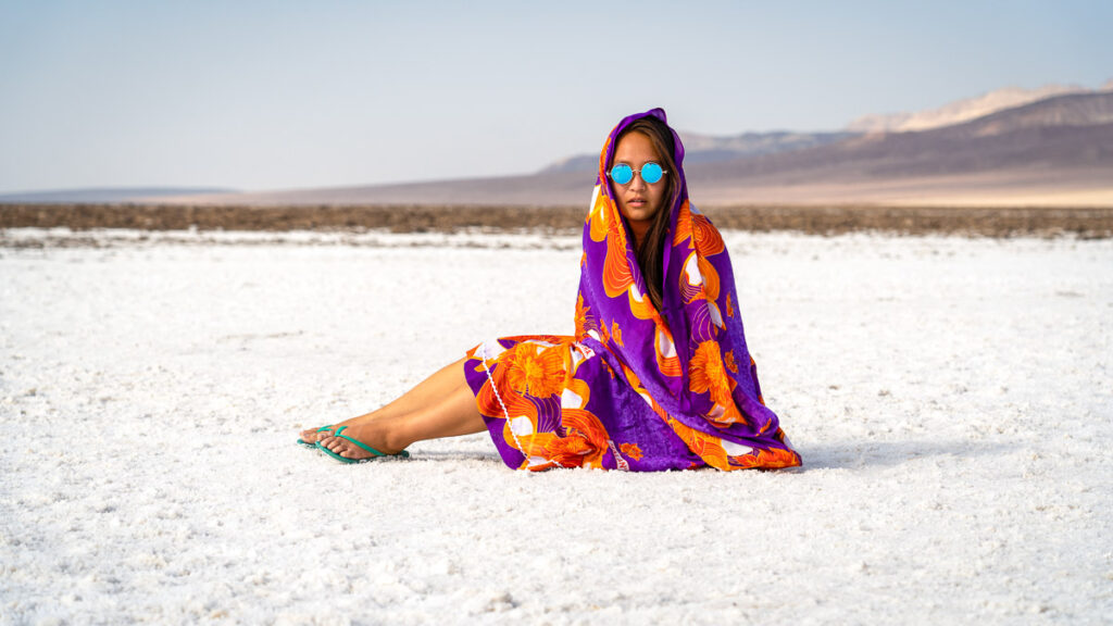 nomadicated in the badwater salt flats