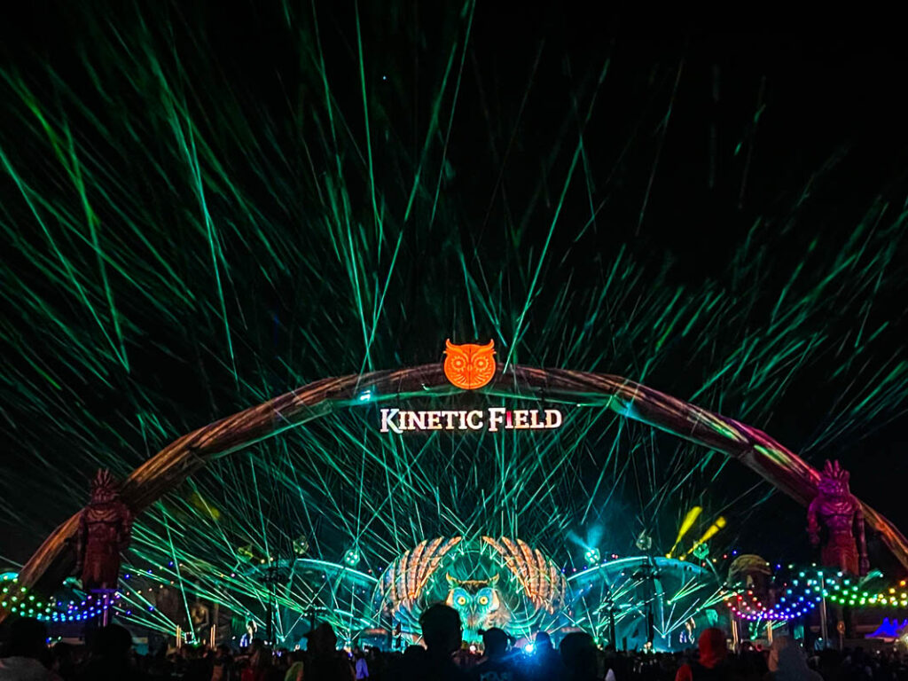 EDC main stage kinetic fields, one of the best festivals of Las vegas
