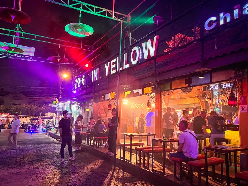 zoe in yellow, one of the best nightlife areas in chiang mai