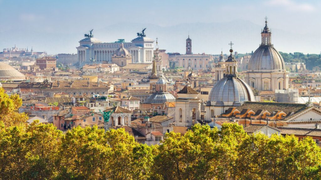 Skyline of Rome, Italy