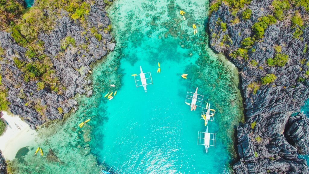 Kayaking in El Nido, Philippines