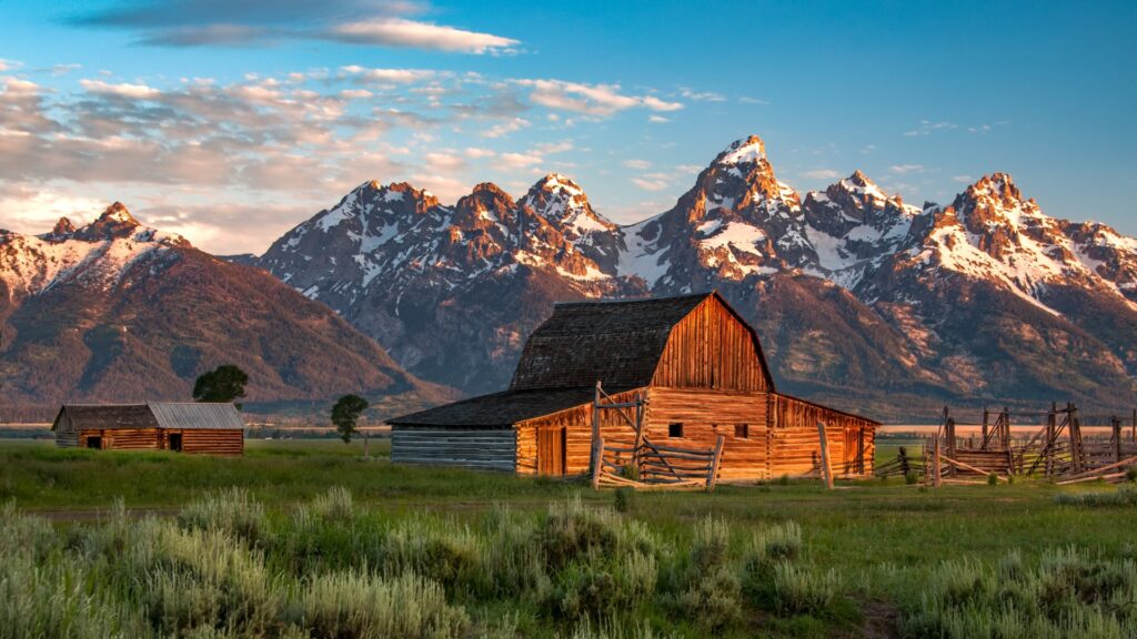 Jackson Hole, Grand Teton National Park Barns Wyoming