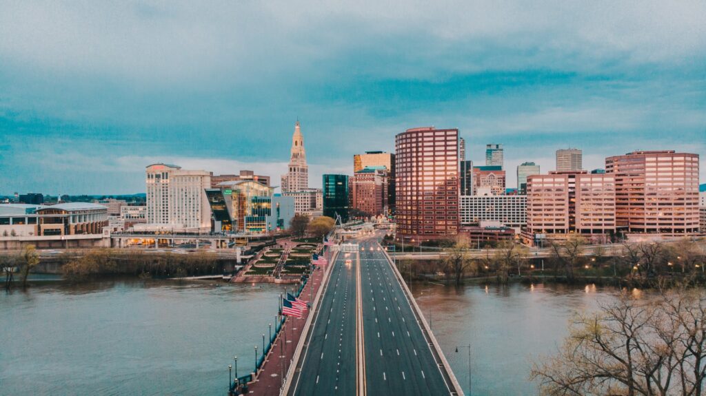 Hartford Connecticut Skyline