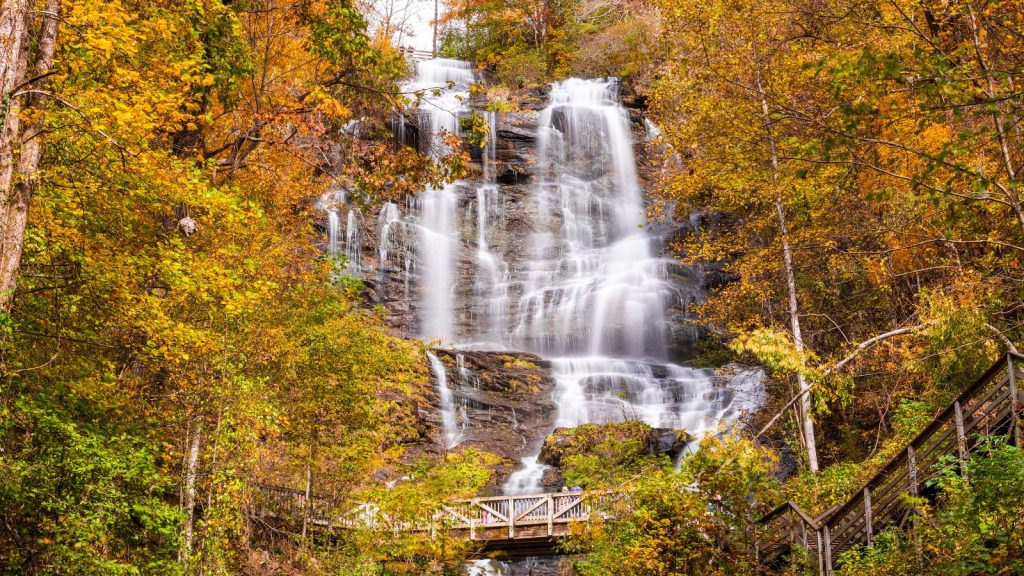 Georgia, Amicalola Falls in Fall, USA